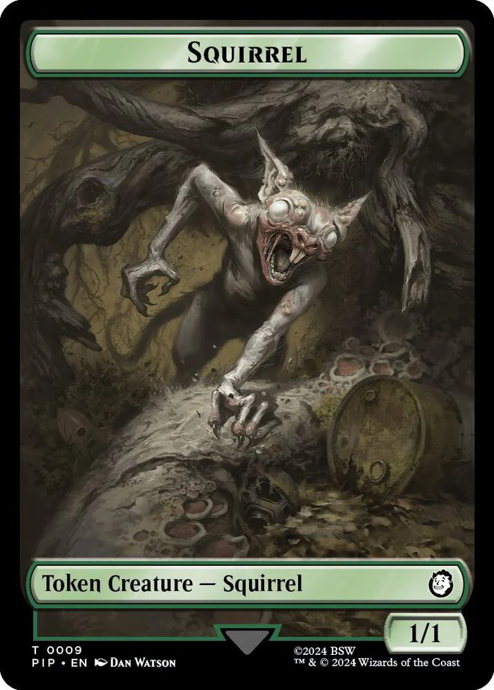 Food (013) // Squirrel Token (Foil) (TPIP) - Image 2
