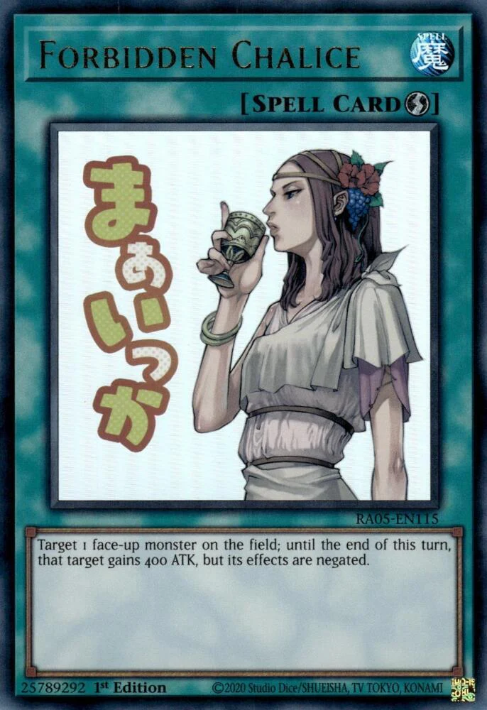 Forbidden Chalice - RA05-EN115 - Ultra Rare - 1st Edition