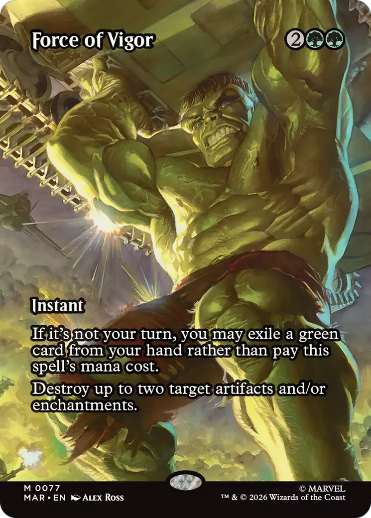 Force of Vigor - Source Material Showcase (MAR)