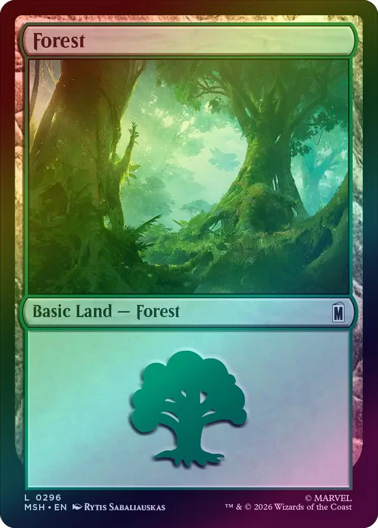 Forest (296) (Foil) (MSH)
