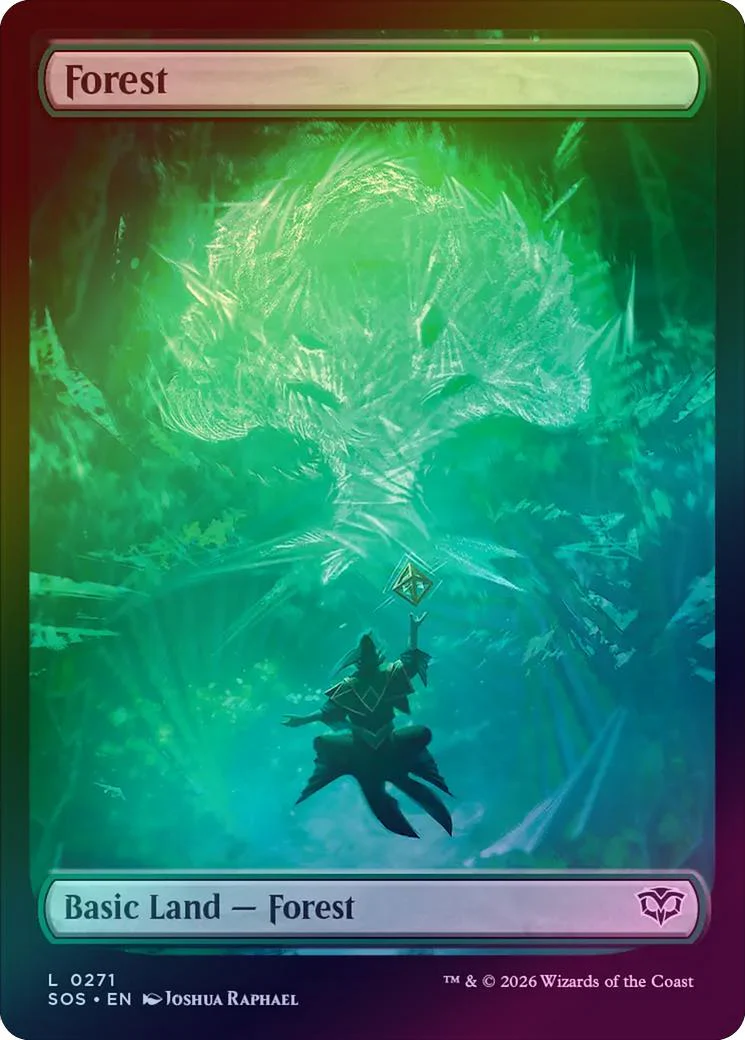 Forest - Spellcraft Showcase (271) (Foil) (SOS)
