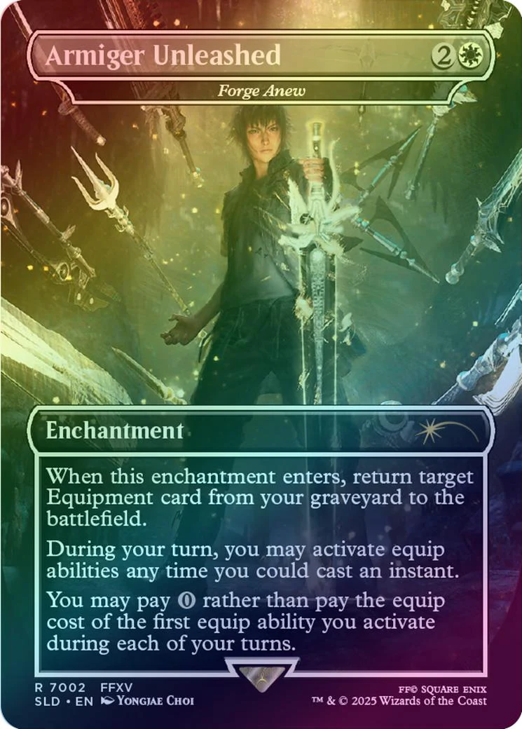 Armiger Unleashed // Forge Anew - FF Bonus Card (Rainbow Foil) (SLD)
