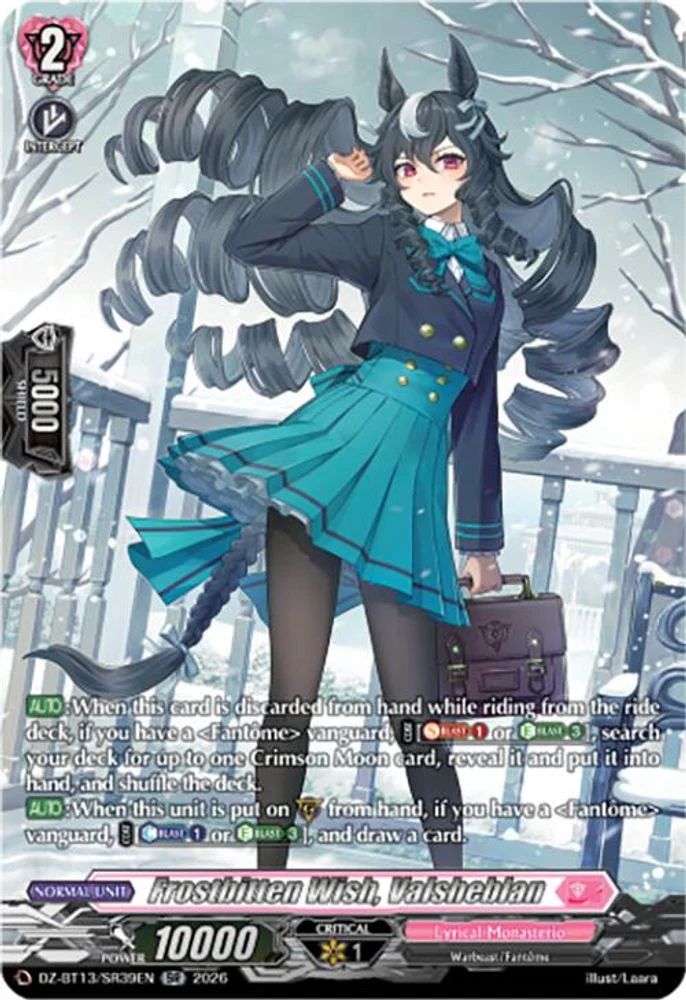 Frostbitten Wish, Valsheblan (SR) - DZ-BT13/SR39EN - Silver Rare