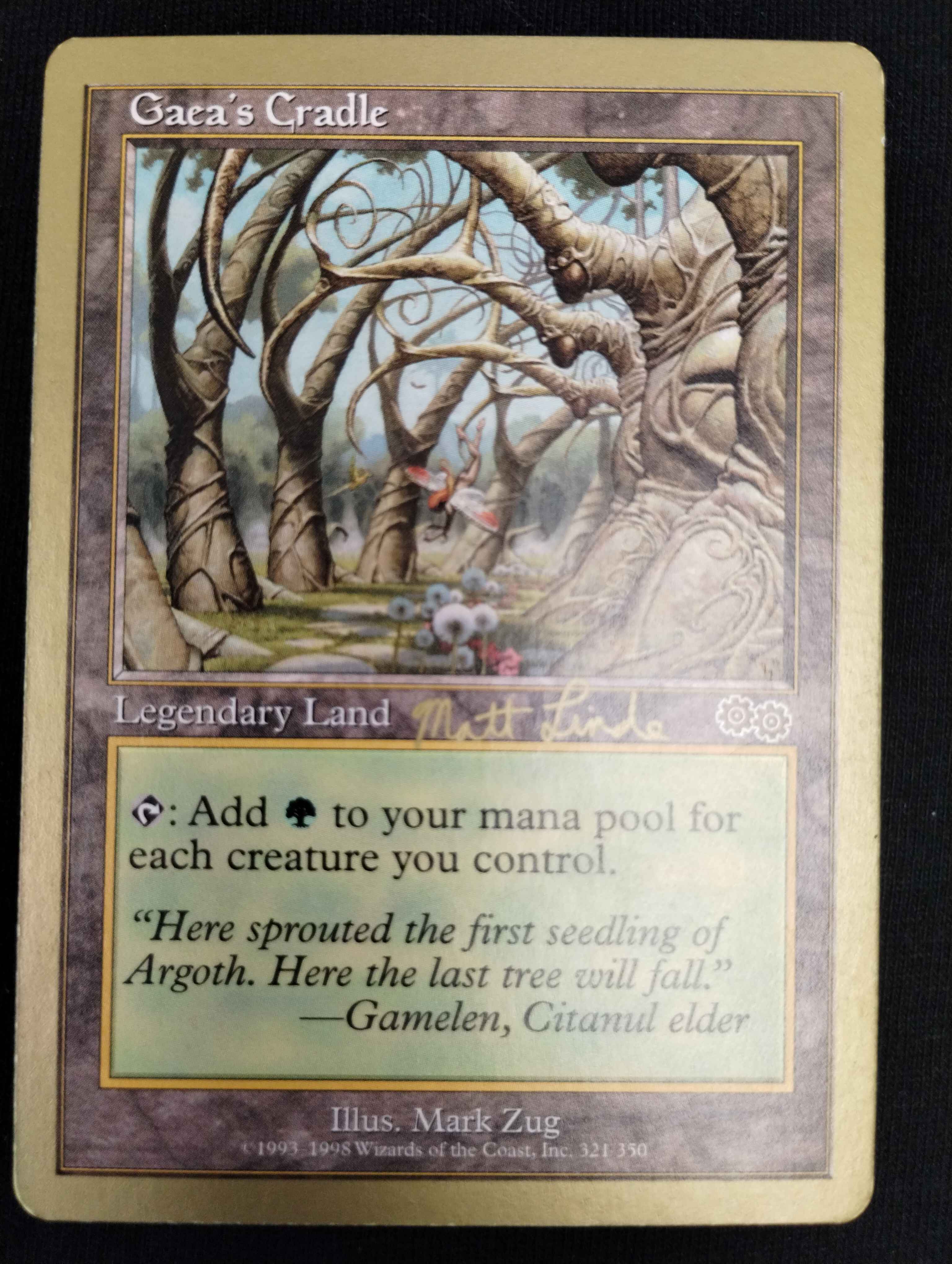 Gaea's Cradle - World Championship Decks - 1999 Matt Linde - MP