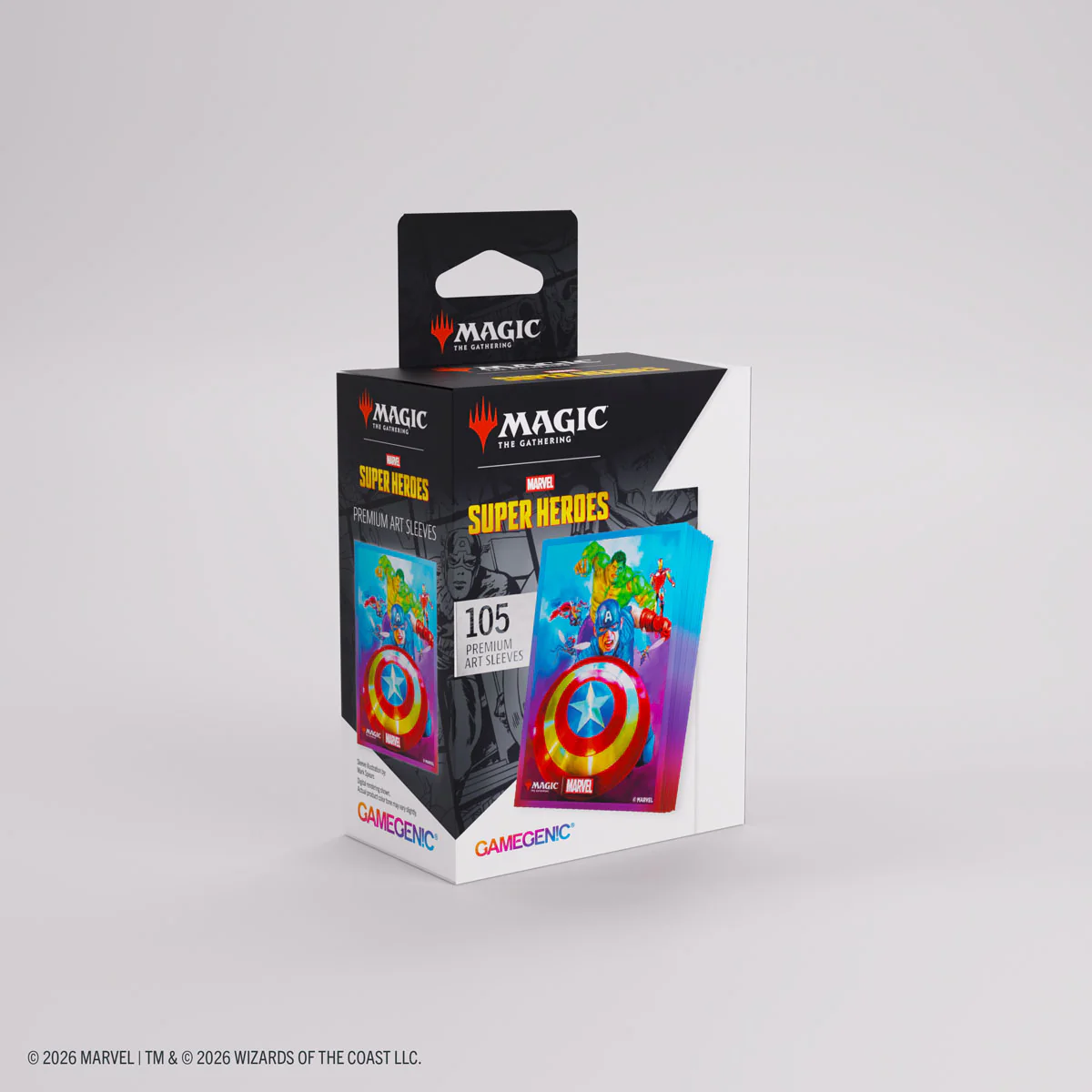 Gamegenic - 105ct Premium Art Sleeves - MTG: Marvel Super Heroes - Various Designs