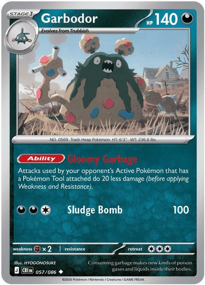 Garbodor - 057/086 - Uncommon