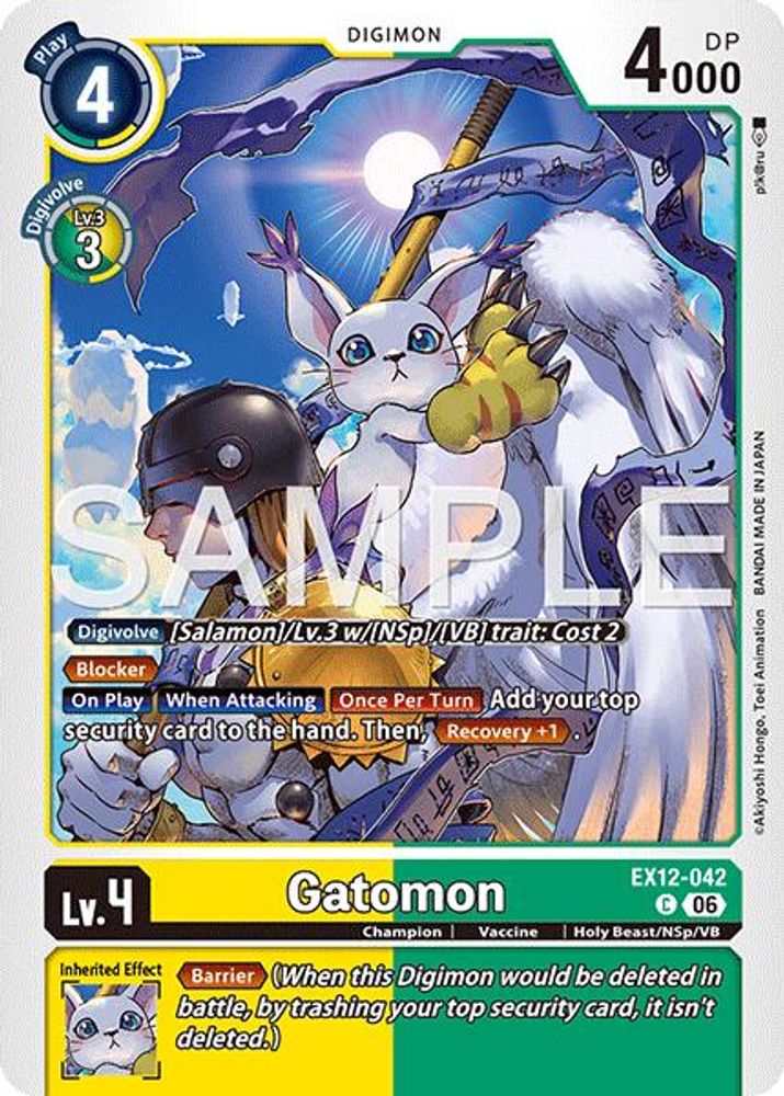 Gatomon - EX12-042 - Common