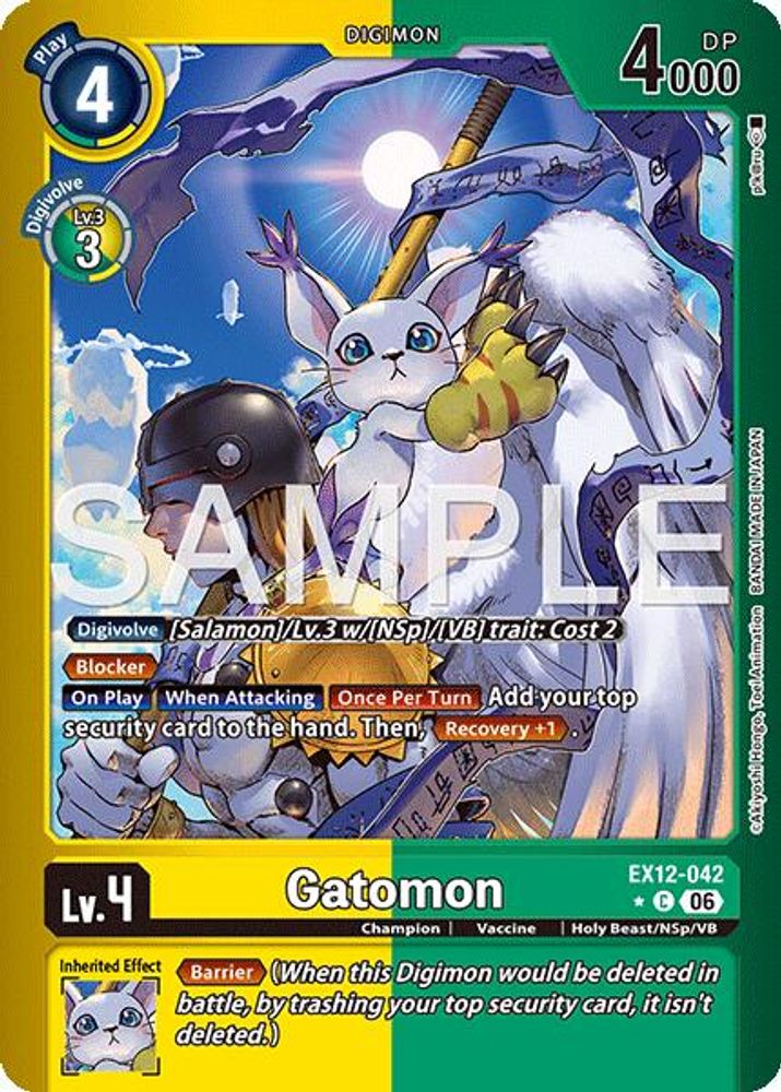 Gatomon (Limited Foil) - EX12-042 - Common