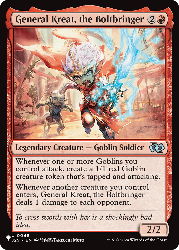 General Kreat, the Boltbringer - J25 Reprint (PLST)