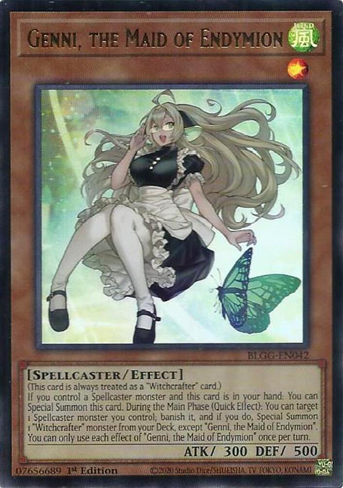 Genni, the Maid of Endymion - BLGG-EN042 - Ultra Rare - 1st Edition