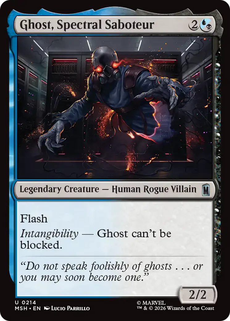 Ghost, Spectral Saboteur (MSH)