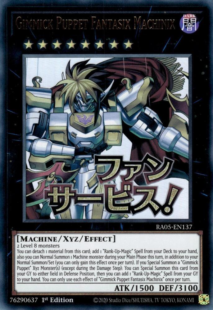 Gimmick Puppet Fantasix Machinix - RA05-EN137 - Ultra Rare - 1st Edition