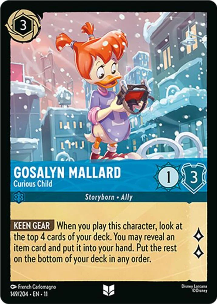 Gosalyn Mallard (Curious Child) - 149/204 - Uncommon