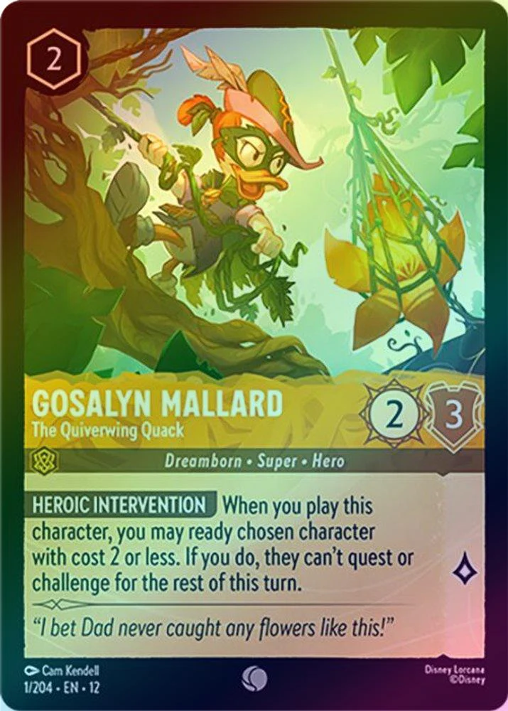 Gosalyn Mallard (The Quiverwing Quack) - 1/204 - Common (Foil)
