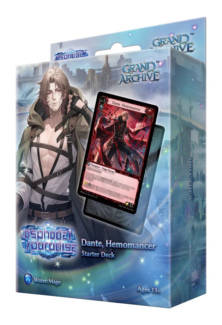 Grand Archive - Asphodel/ Paradise Starter Deck - Dante, Hemomancer (Pre-Order)