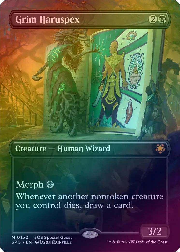 Grim Haruspex - Borderless (Foil) (SPG)