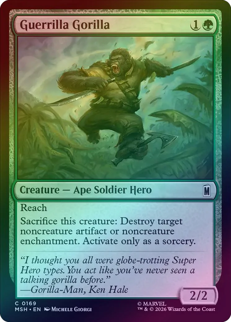 Guerrilla Gorilla (Foil) (MSH)