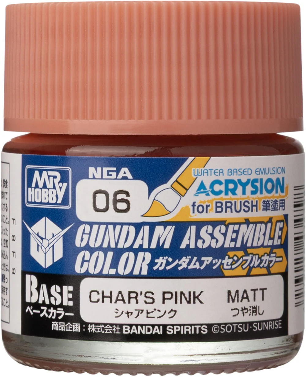 Gundam Assemble Color - Char’s Pink [NGA06] (Pre-Order)