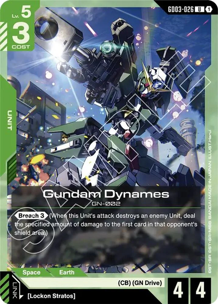 Gundam Dynames - GD03-026 - Uncommon