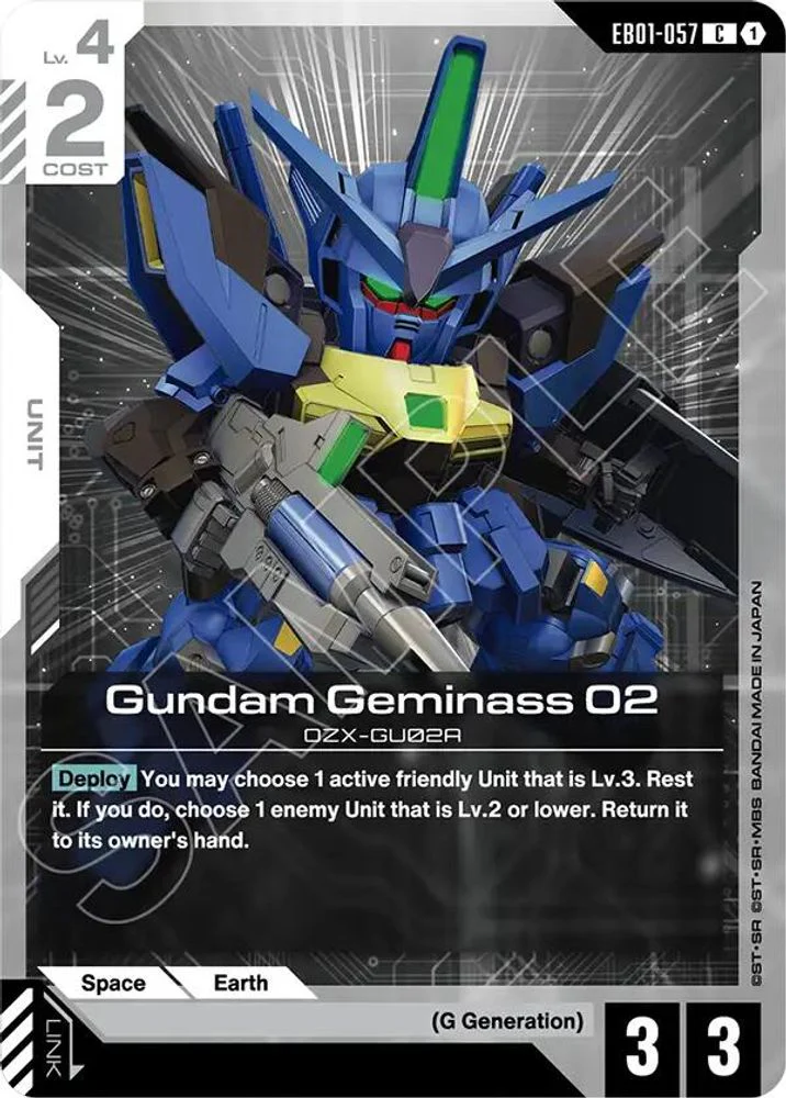 Gundam Geminass 02 - EB01-057 - Common