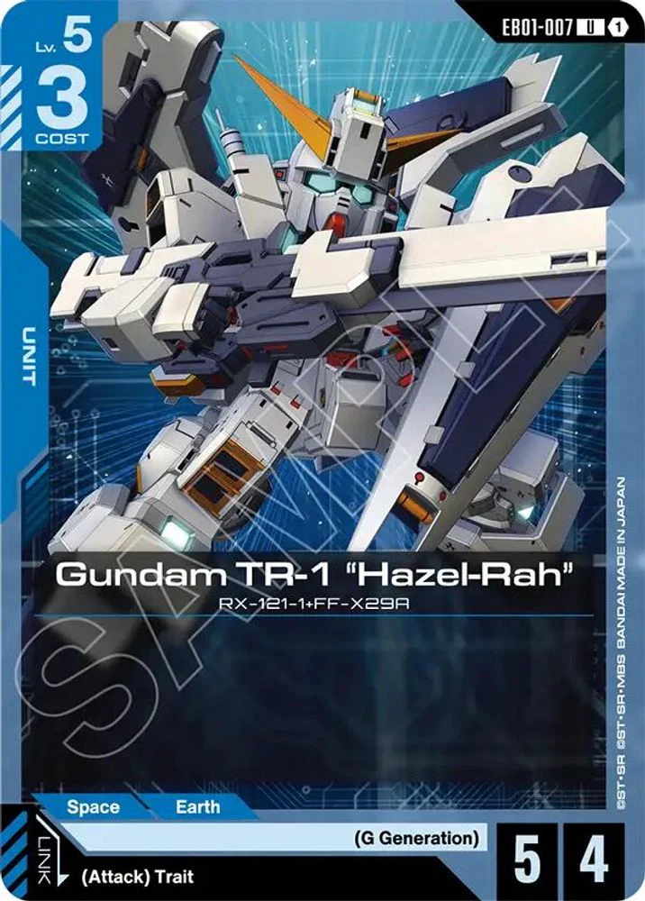 Gundam TR-1 "Hazel-Rah" - EB01-007 - Uncommon