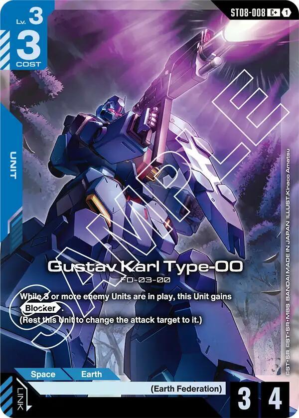 Gustav Karl Type-00 (C+) (Alternate Art) - ST08-008 - Common+