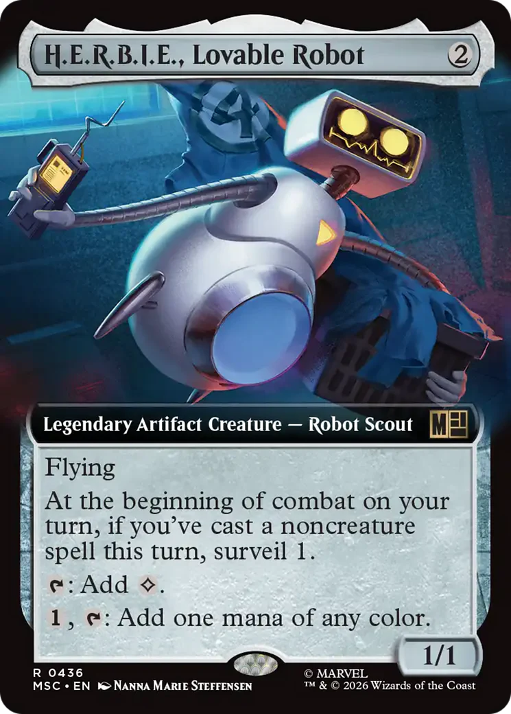 H.E.R.B.I.E., Lovable Robot - Extended Art (MSC)