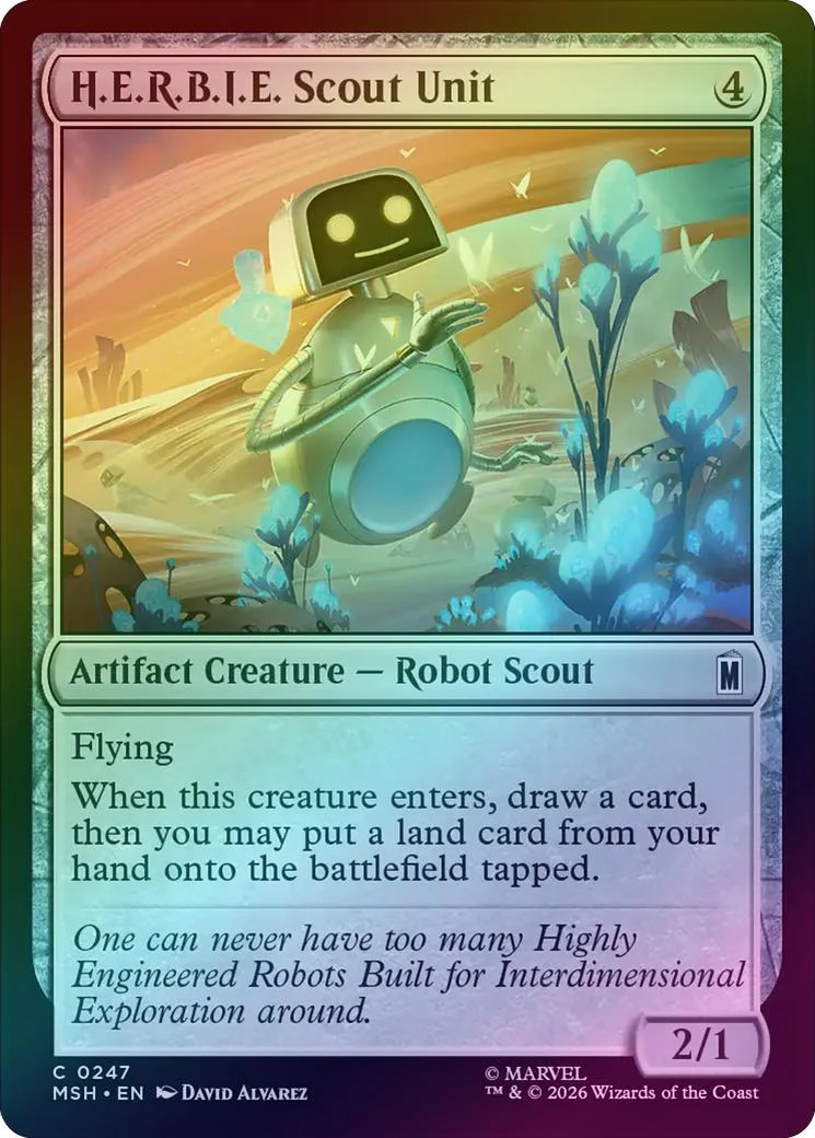 H.E.R.B.I.E. Scout Unit (Foil) (MSH)