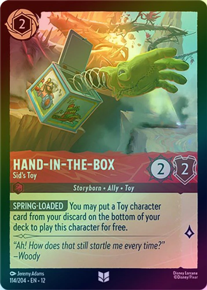 Hand-in-the-Box (Sid's Toy) - 114/204 - Uncommon (Foil)