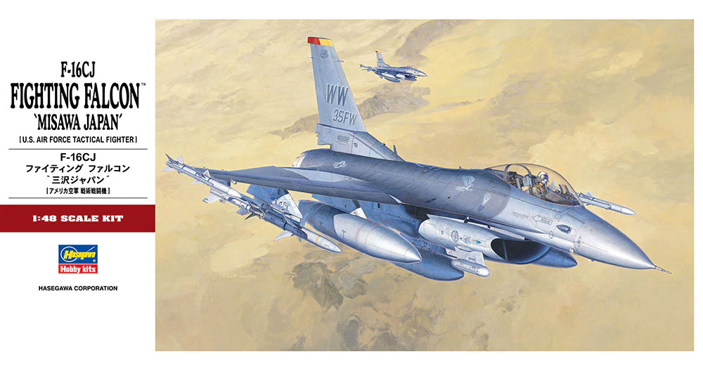 Hasegawa - F-16CJ Fighting Falcon 'Misawa Japan' 1/48 [PT32]