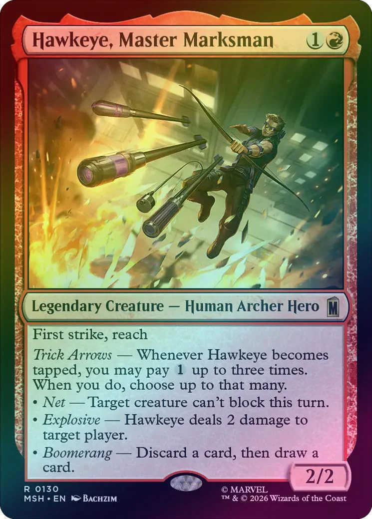 Hawkeye, Master Marksman (Foil) (MSH)