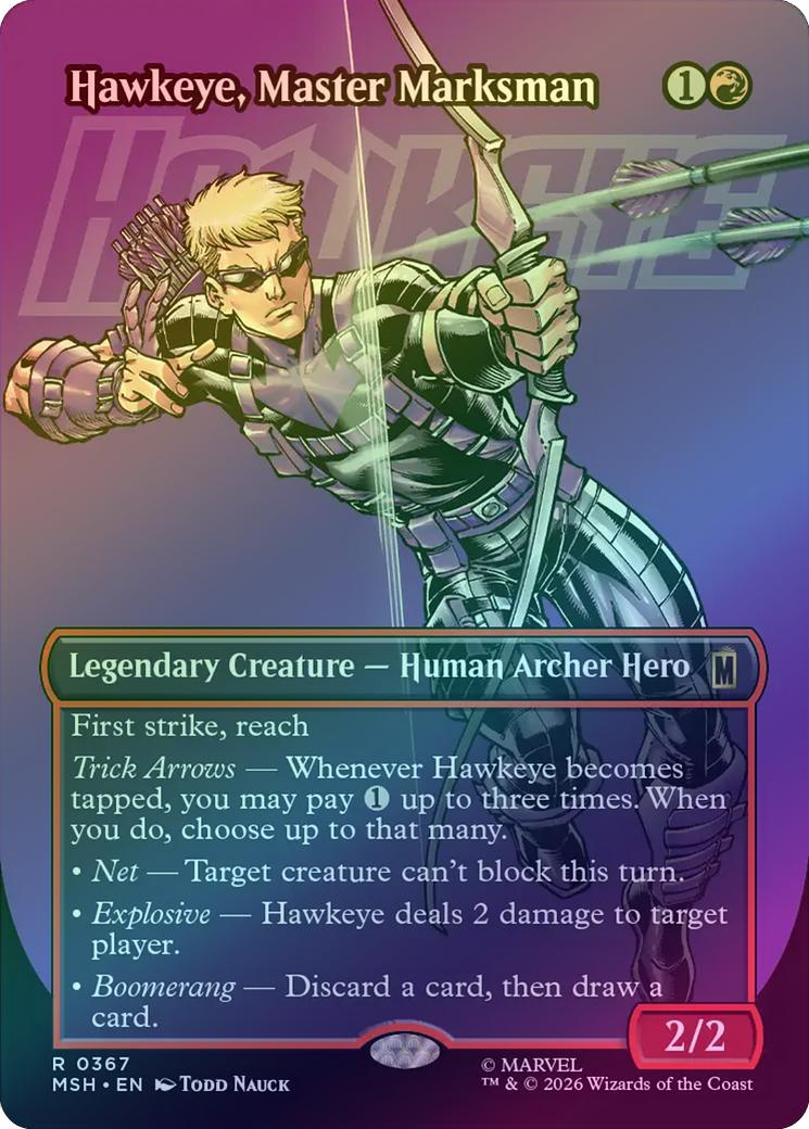Hawkeye, Master Marksman - Logo Showcase (Foil) (MSH)