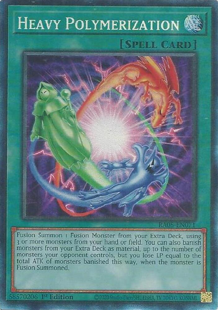 Heavy Polymerization (PCR) - RA05-EN071 - Prismatic Collector's Rare - 1st Edition