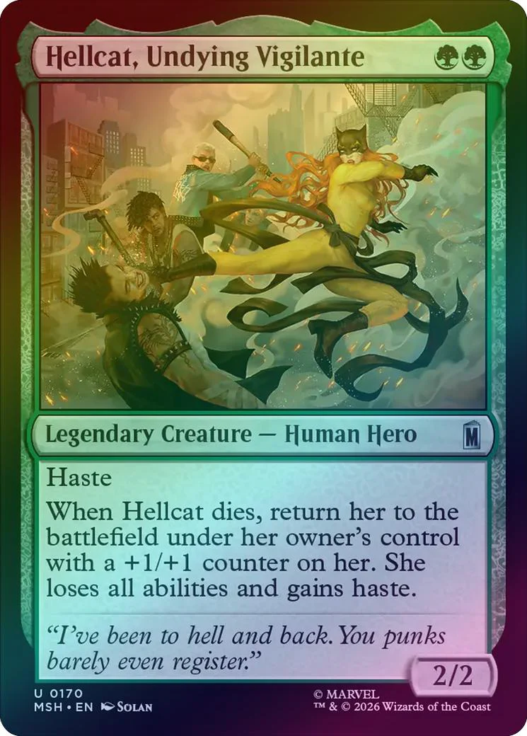 Hellcat, Undying Vigilante (Foil) (MSH)