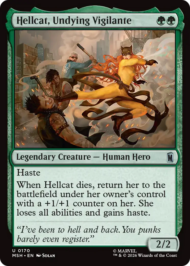Hellcat, Undying Vigilante (MSH)