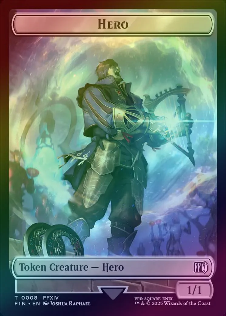 Hero (008) // Treasure Token (Foil) (TFIN)