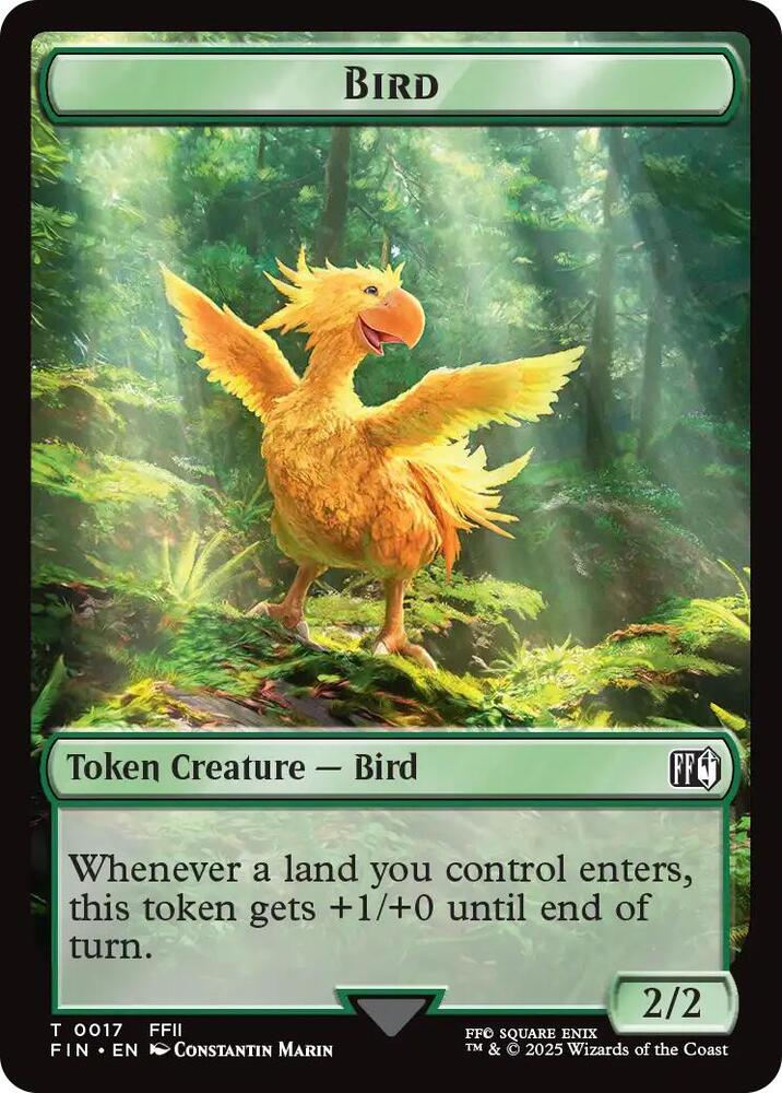 Hero (009) // Bird Token (Foil) (TFIN) - Image 2