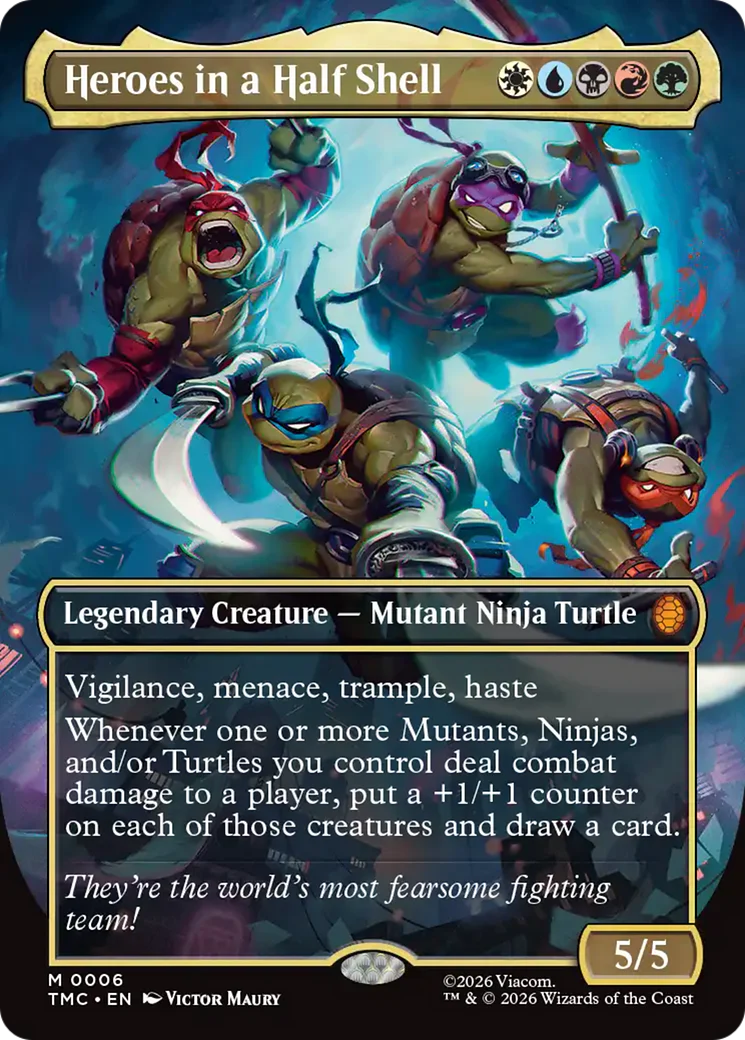 Heroes in a Half Shell - Borderless (TMC)