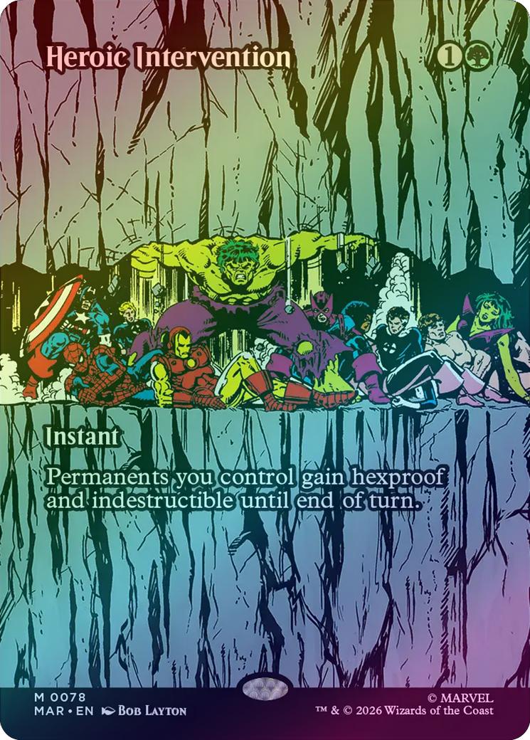 Heroic Intervention - Source Material Showcase (078) (Foil) (MAR)