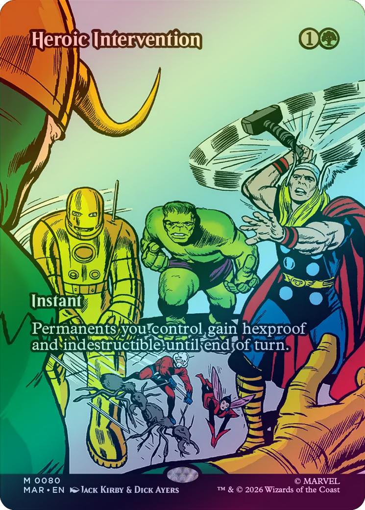 Heroic Intervention - Source Material Showcase (080) (Foil) (MAR)