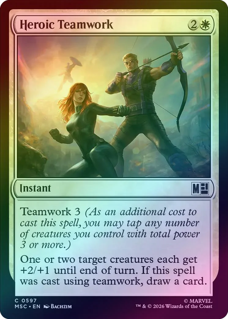 Heroic Teamwork (Foil) (MSC)