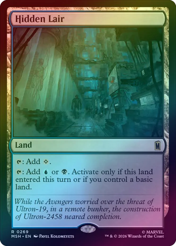 Hidden Lair (Foil) (MSH)
