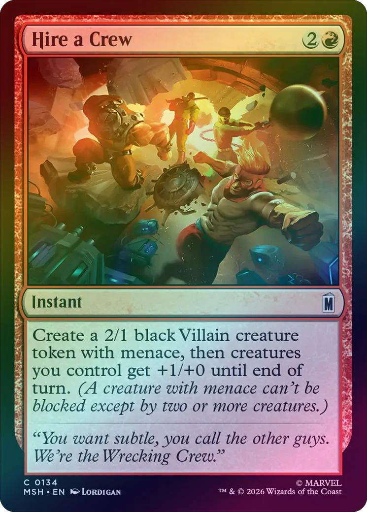 Hire a Crew (Foil) (MSH)