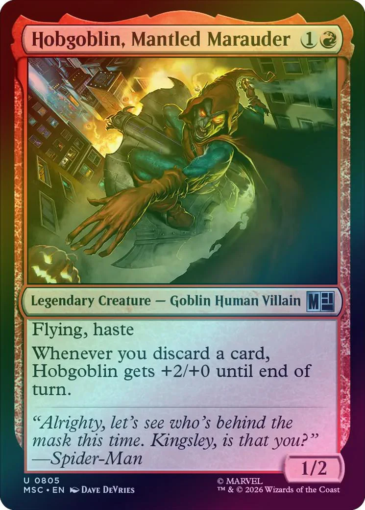 Hobgoblin, Mantled Marauder (Foil) (MSC)