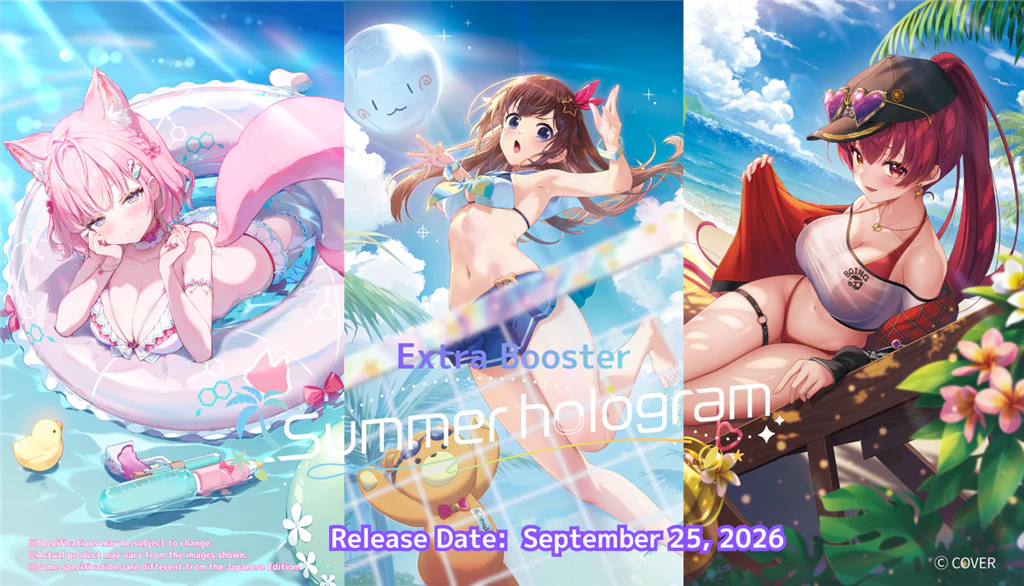 Hololive Card Game - Summer hologram - Extra Booster Box (Pre-Order)