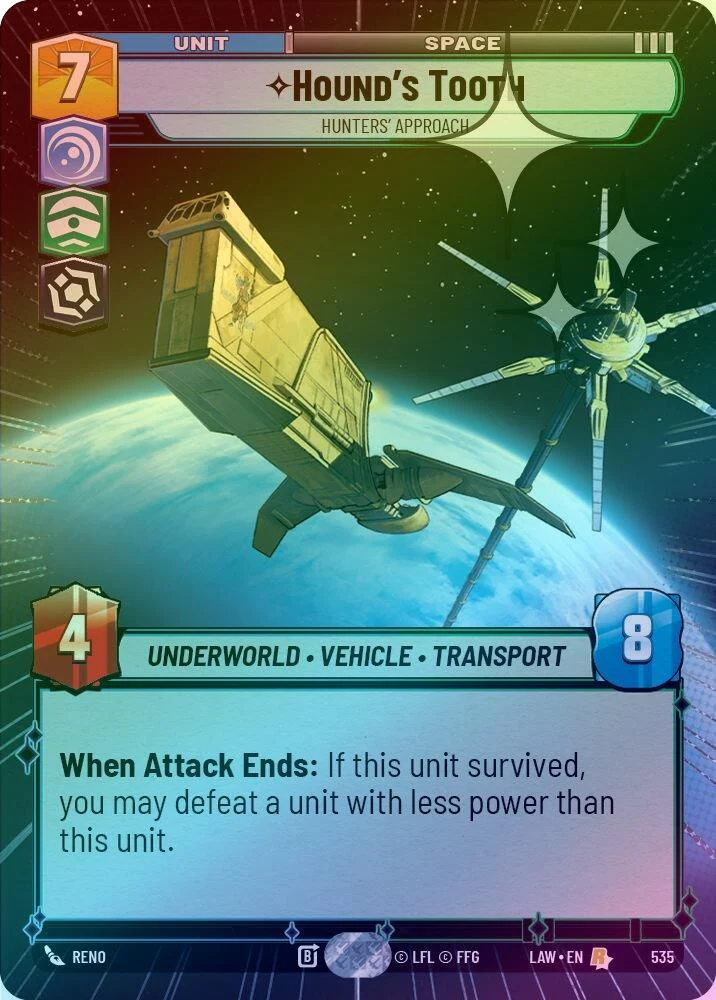 Hound's Tooth - Hunters' Approach (Hyperspace Foil) - 535 - Rare (Foil)