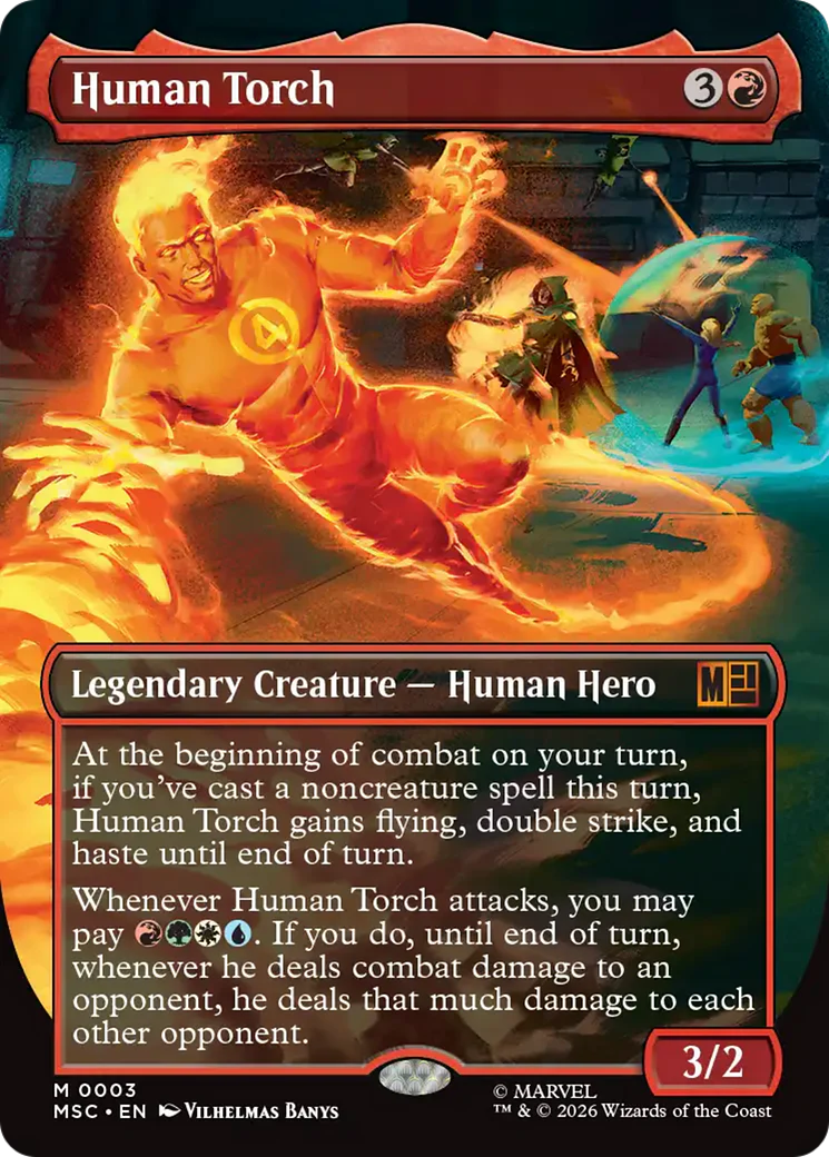 Human Torch - Borderless (MSC)