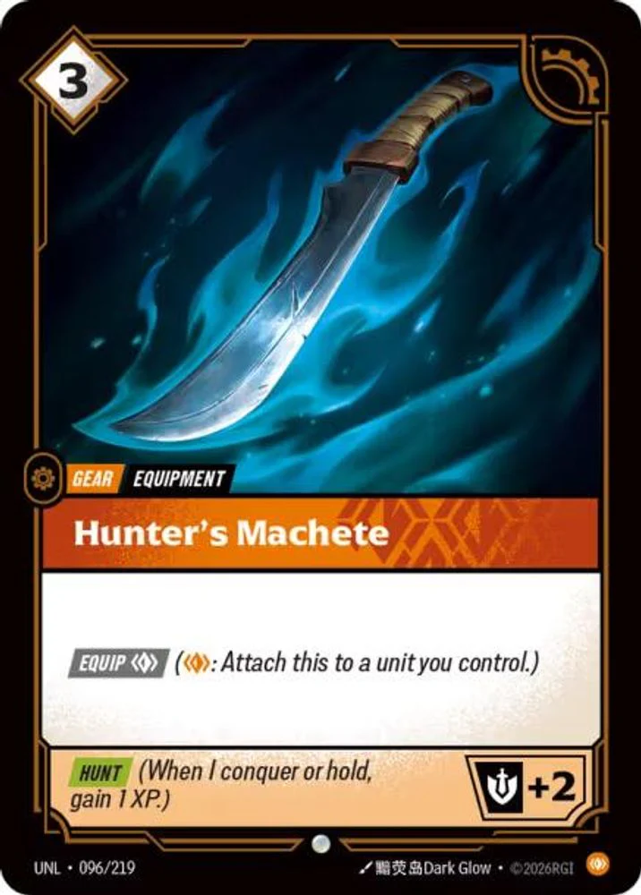 Hunter's Machete - 096/219 - Common