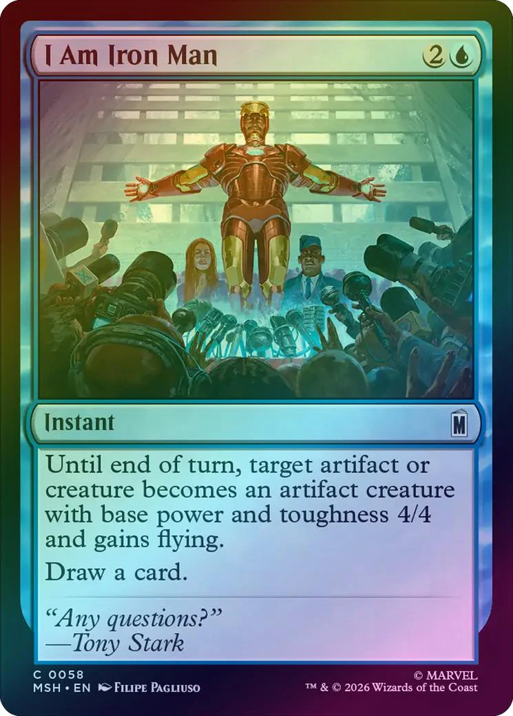 I Am Iron Man (Foil) (MSH)
