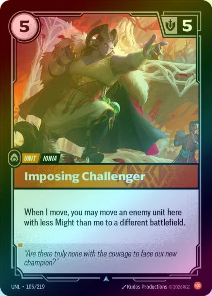 Imposing Challenger - 105/219 - Uncommon (Foil)